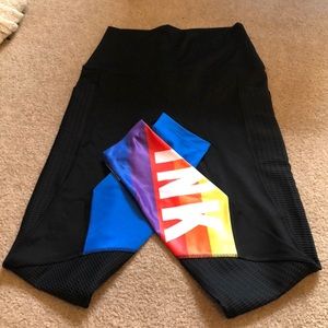 Pink ultimate leggings, pride edition